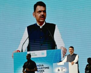 इंडिया मेरीटाईम वीक  २०२५ चे केंद्रीय गृहमंत्री अमित शाह यांच्या हस्ते उद्घाटन (1)